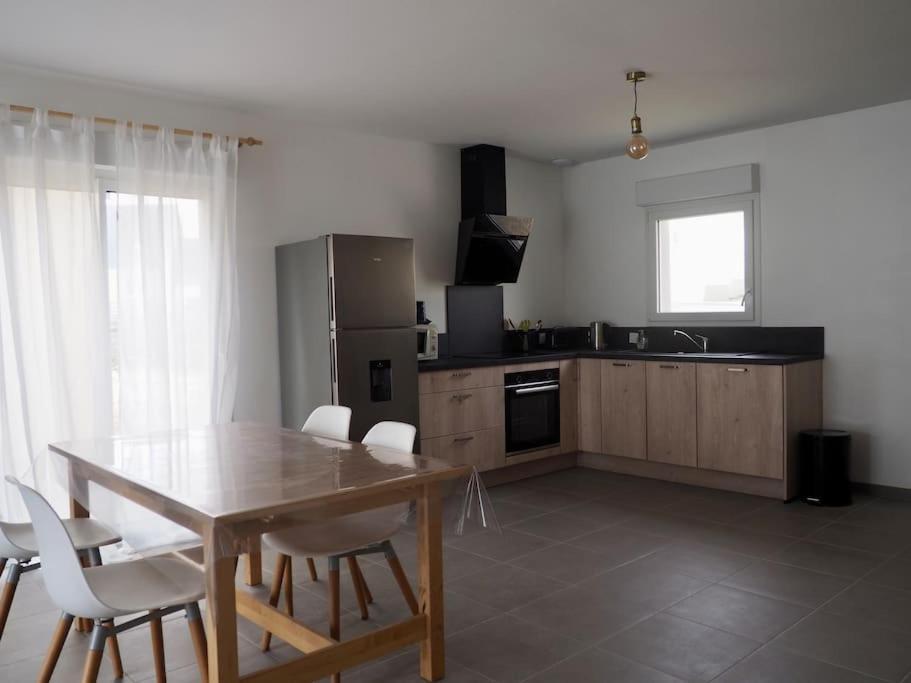 Maison 6-8 Personnes 3 Chambres Les Pieux Exterior foto